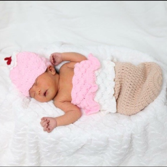 cream newborn outfit